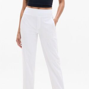 Athleta Endless High Rise Pant- White - Size 8